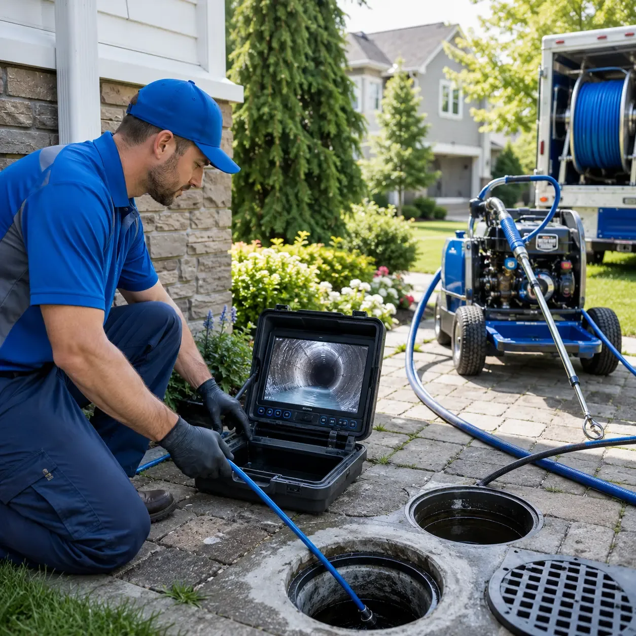 Outdoor drain cleaning professionals serving Black River, NY